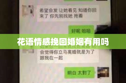 花语情感挽回婚姻有用吗