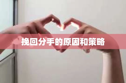 挽回分手的原因和策略