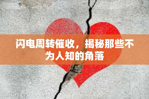 闪电周转催收，揭秘那些不为人知的角落