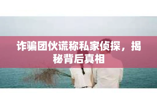 诈骗团伙谎称私家侦探，揭秘背后真相