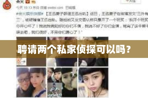 聘请两个私家侦探可以吗？