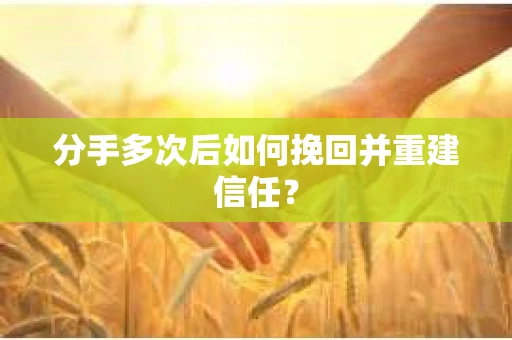 分手多次后如何挽回并重建信任？