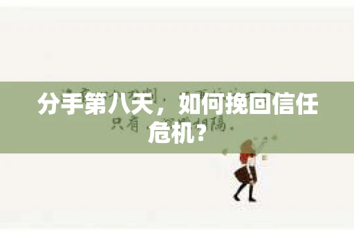 分手第八天，如何挽回信任危机？