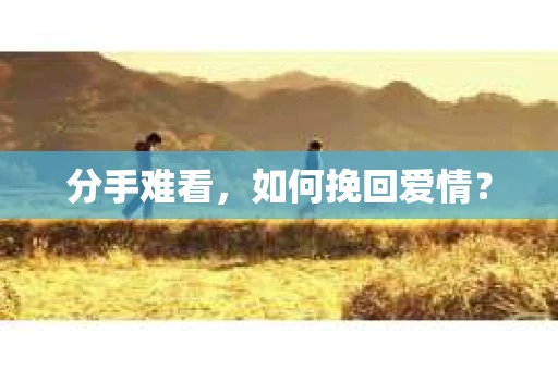 分手难看，如何挽回爱情？