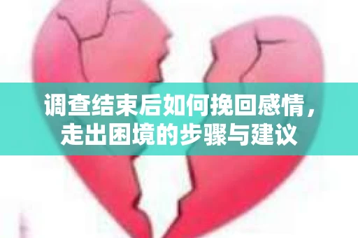 调查结束后如何挽回感情，走出困境的步骤与建议